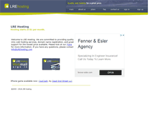 Tablet Screenshot of lrehosting.com